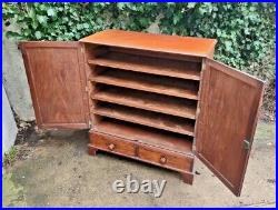 VINTAGE HOUSEKEEPERS LINEN CUPBOARD Antique Kitchen Pantry Storage Drawers WOW