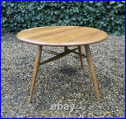 Vintage 1960's Ercol 308 Elm & Beech Circular Coffee Table