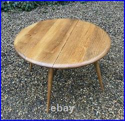Vintage 1960's Ercol 308 Elm & Beech Circular Coffee Table