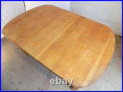 Vintage, 20thC, art Deco, small, oak, extending, dining table, table, seat 6, square legs