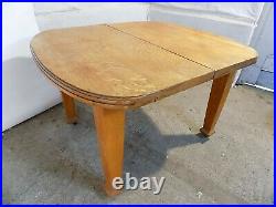 Vintage, 20thC, art Deco, small, oak, extending, dining table, table, seat 6, square legs