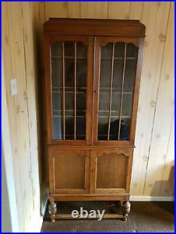 Vintage 2 Glass Door Display Cabinet
