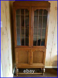 Vintage 2 Glass Door Display Cabinet