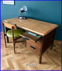 Vintage Abbess Desk 1950s 1960s Mid Century School Teachers Office Desk