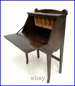 Vintage Antique Compact Bureau / Laptop / Writing Desk Rare Vetcraft