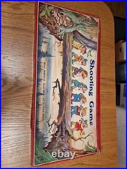 Vintage/Antique Disney Snow White 7 Dwarfs Rare Chad Valley Target/Shooting Game