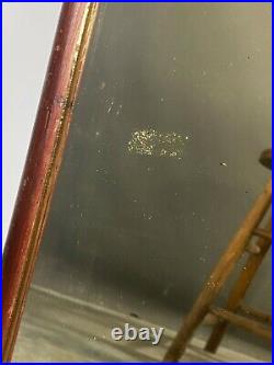 Vintage Antique Distressed Foxed Tailors Outfitters Mirror