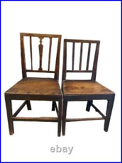 Vintage/Antique Distressed Oak Country House Dining Chair