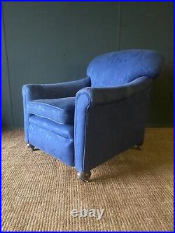 Vintage Antique Edwardian Style Armchair For Reupholstery. Well Made Heavy Frame