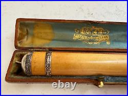 Vintage Antique Meerschaum or Wood & Metal Torah Finger Yad Pointer