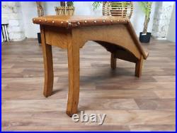 Vintage Antique Oak Shoe Fitters Shining Stool Free Delivery