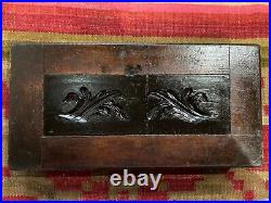 Vintage Antique Ornate Carved Wood Architectural Plaster Casting Mold #3109A