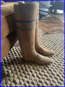 Vintage Antique Pair of Wood Boot Lasts Form