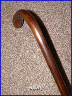 Vintage/Antique Palm Wood Walking Cane / Sunday Golf Stick 86cm
