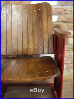 Vintage Antique Refurbished Home Indoor Outdoor Twin Cinema Seats