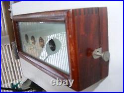 Vintage Antique Servants Bell Box Butler Bell Indicator 4 rooms 27 x 12.5 x 8 CM
