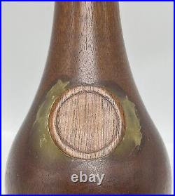 Vintage Antique Solid Wood Wine Bottle Salesman Sample Mold