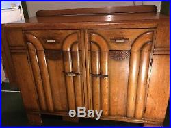 Vintage Antique Style sideboard drinks cabinet Wooden Dresser original