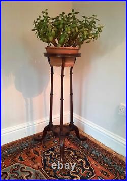 Vintage Antique Two Tier Victorian Plant Stand /Jardiniere/ Lamp Stand