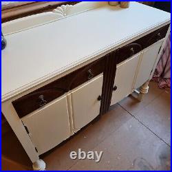 Vintage/ Antique / Upcycled Sideboard / Hand Painted / Solid Wood