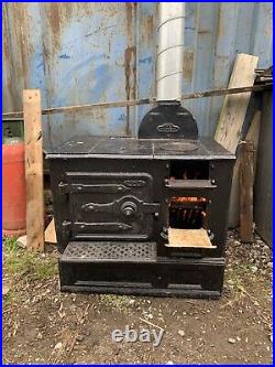 Vintage Antique Victorian THE GUINNESS Cast Iron Range Cooker Stove