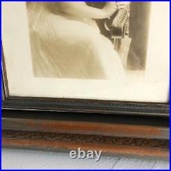 Vintage/Antique Wood/Glass Picture/Photo Frame Young Woman