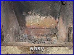 Vintage Antique stove wood Log Burner Fire Enamel Multifuel British Rail
