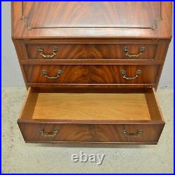 Vintage Bureau Desk with Drawers Flame Mahogany finish delivery available