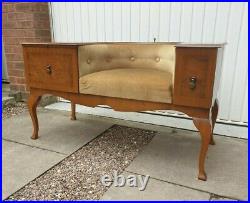 Vintage Chippy Telephone Seat Hall Table Retro Chair Storage Mid Century Bench