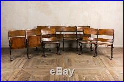 Vintage Church Pew Range Wooden Folding Seating