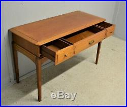 Vintage Console Hall Table with 3 Drawers Teak Veneer Delivery Available
