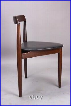 Vintage Danish 4-chair dining set'Roundette' Hans Olsen for Frem Røjle (Rojle)