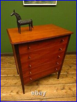 Vintage Danish Style Chest of Drawers, 1960s mid century chest of drawers