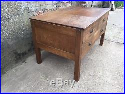 Vintage Deep Drawer Plan Chest Haberdashery Shop Counter Drawers Desk