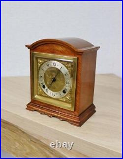 Vintage English Elliott 8 Day Bell Striking Mantel Clock Retailed Garrard & Co