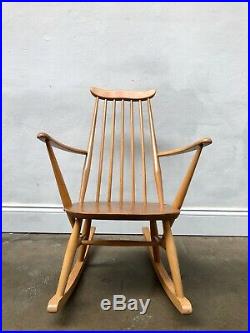 Vintage Ercol Blonde Goldsmith Rocking Chair. Retro Danish. Mid Century DELIVERY