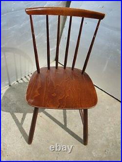 Vintage Ercol Style Mid Century 4 x Danish Farstrup Splindle Back Dining Chair