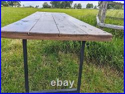 Vintage Fold Antique Finish Sunday School Table/garden Table -delivery Available