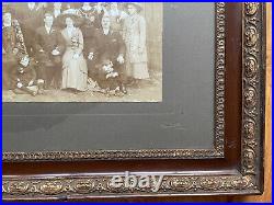 Vintage Frame, Wood Carved, Bubble Frame, Antique, Family Photograph, 46x57cm