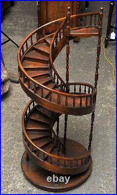 Vintage Grand Tour Style Architectural Model Spiral Staircase