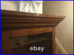 Vintage Haberdashery style Display Cabinet Unit Wooden Glazed