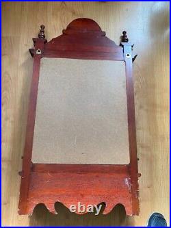 Vintage Hall Mirror mahogany with draw
