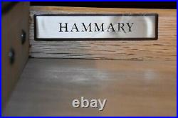 Vintage Hammary French Styled Brass Drawer Classical Writing Desk