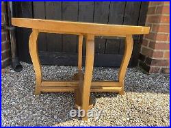 Vintage Hard Wood (Oak) 4 Nesting Coffee Table. Sofa Side. African. Elephants
