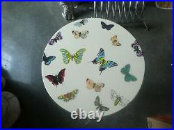 Vintage Iconic Fornasetti White Butterfly Side Table