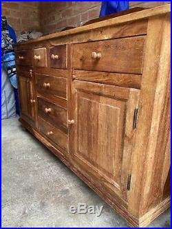 Vintage Large mahogany chest of drawers 100% solid Hard Wood