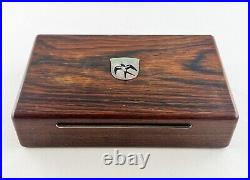 Vintage MCM Rosewood STERLING Inlay RDL Robert Dalgas Lassen Wood Wooden BOX