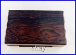 Vintage MCM Rosewood STERLING Inlay RDL Robert Dalgas Lassen Wood Wooden BOX