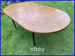 Vintage Mid Century Large Teak 8 / 10 Seater Extending Dining Table 2 Meter