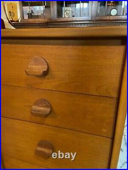 Vintage Mid Century Stag Drawer Unit Small Chest of Drawers Teak Wood